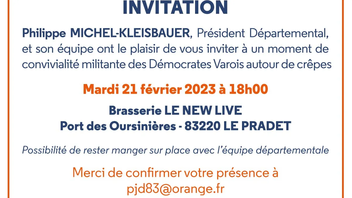 Réunion militante du 21 Février 2023 18h